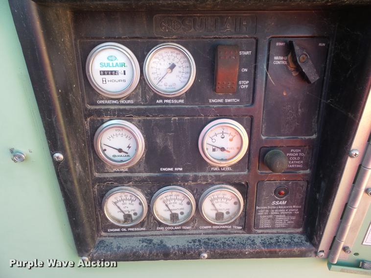 image for item L1625 2003 Sullivan 185DPQPERK air compressor