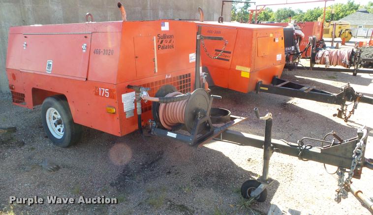 image for item L1627 2000 Sullivan D175Q6JD air compressor