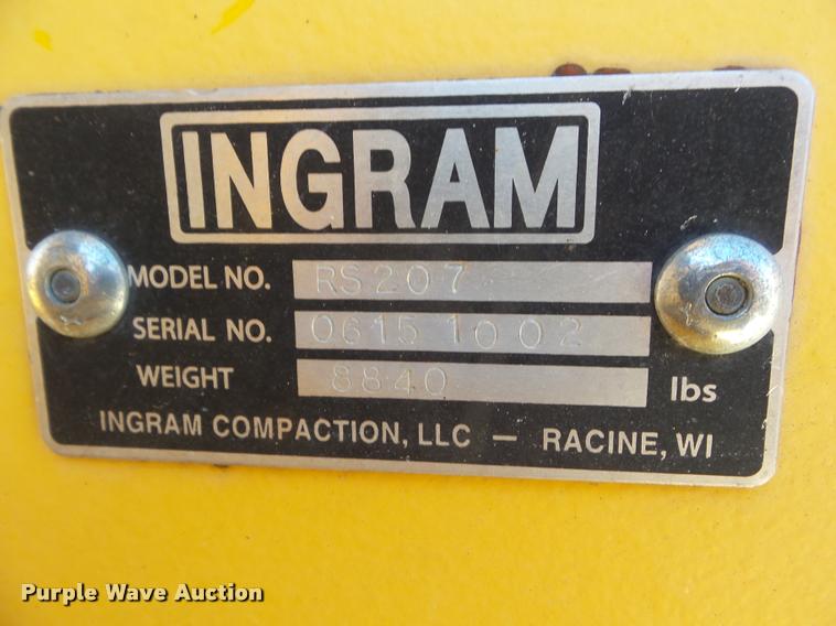 image for item L1630 2006 Ingram RS207 double drum roller