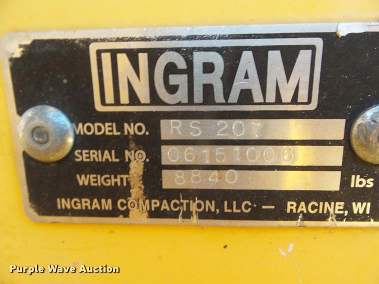 image for item L1632 2006 Ingram RS207 double drum roller