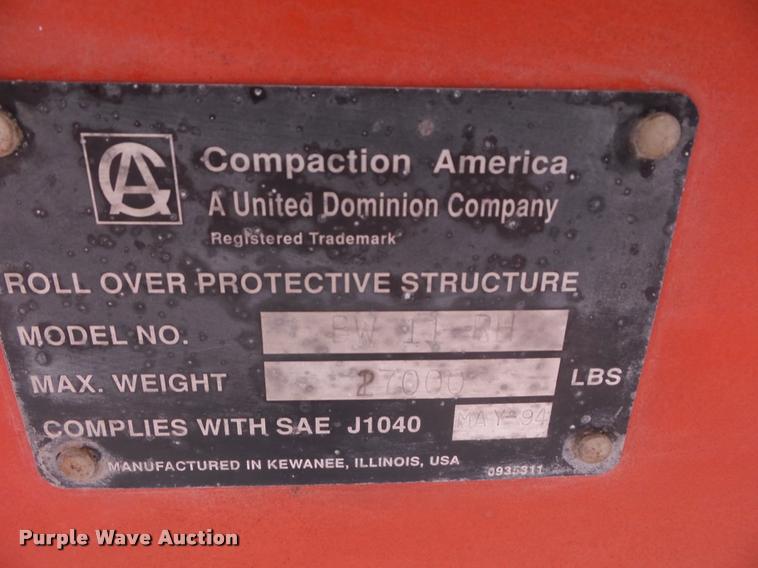 image for item L1633 1997 Bomag BW11RH Pneumatic roller