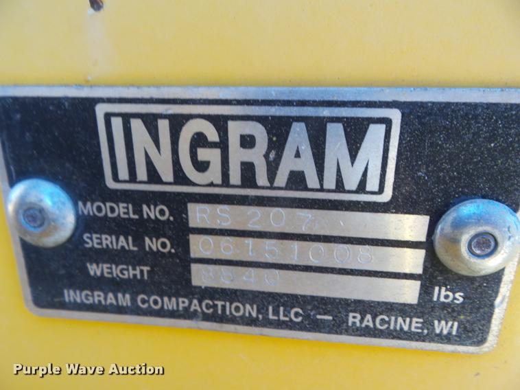 image for item L1635 2006 Ingram RS207 double drum roller