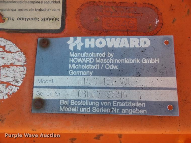 image for item L1655 2002 Howard HR30 rotovator