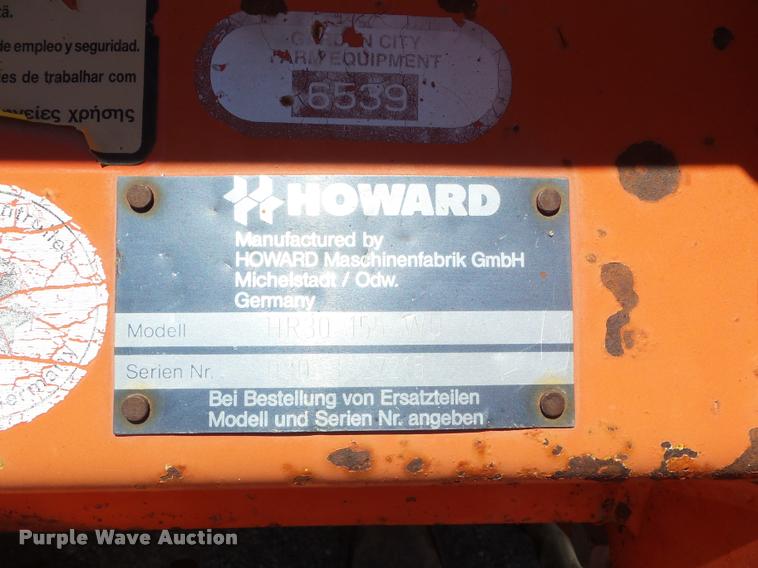 image for item L1656 2002 Howard HR30 rotovator
