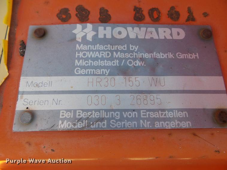 image for item L1657 2001 Howard HR30-155WV rotovator