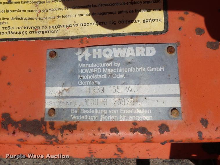 image for item L1658 2003 Howard HR30 rotovator