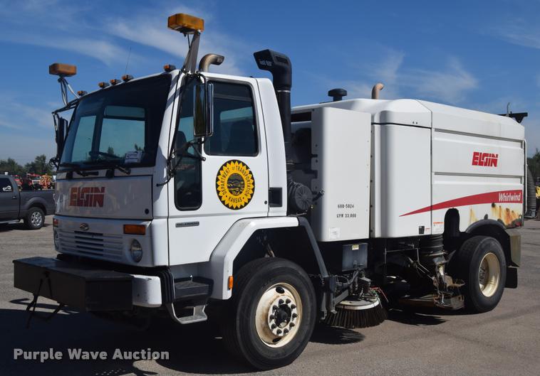 image for item L2655 2005 Sterling SC8000 street sweeper truck with Elgin Whirlwind Series MV sweeper