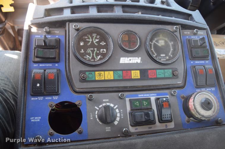 image for item L2655 2005 Sterling SC8000 street sweeper truck with Elgin Whirlwind Series MV sweeper