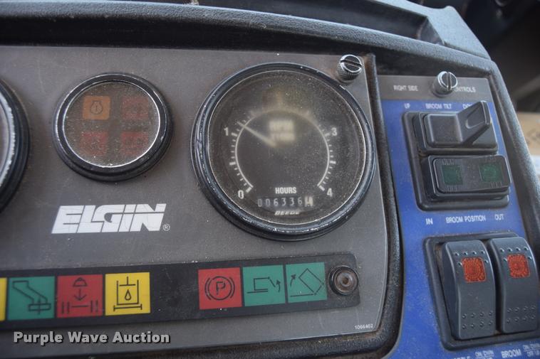 image for item L2655 2005 Sterling SC8000 street sweeper truck with Elgin Whirlwind Series MV sweeper