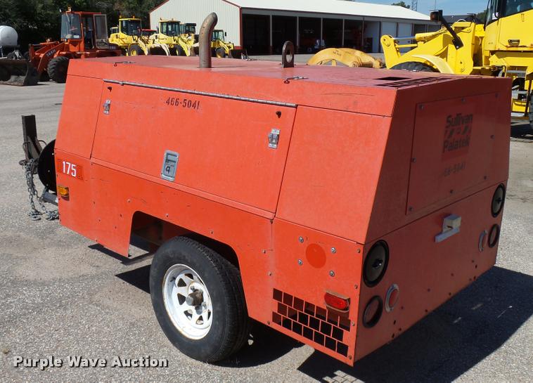 image for item L2659 2001 Sullair D175Q6JD air compressor