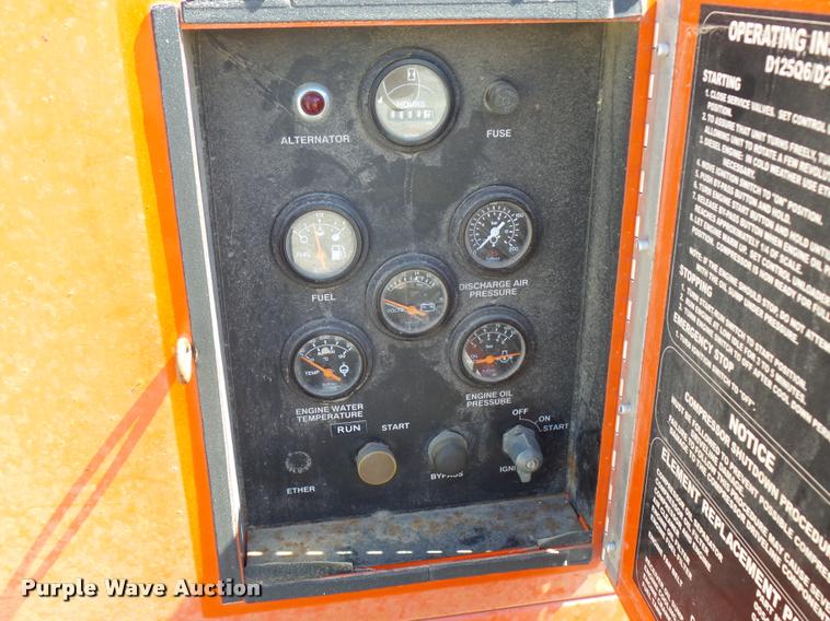 image for item L2659 2001 Sullair D175Q6JD air compressor