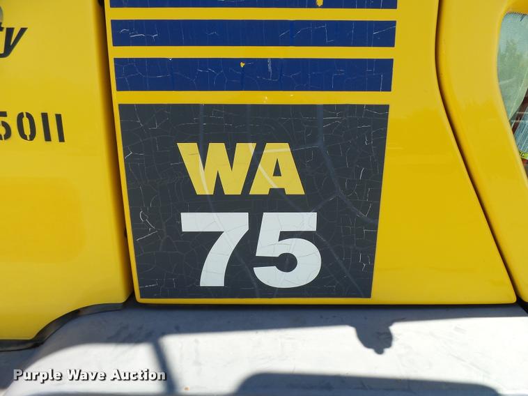 image for item L2660 2002 Komatsu WA75-3 wheel loader