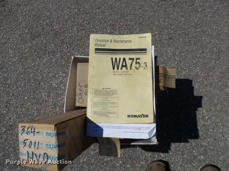 image for item L2660 2002 Komatsu WA75-3 wheel loader