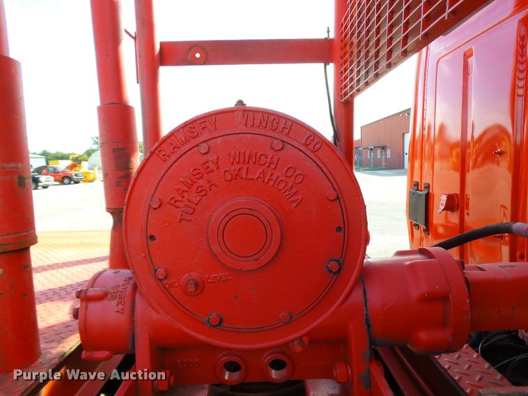 image for item L2663 1996 Ford LNT9000 flatbed truck