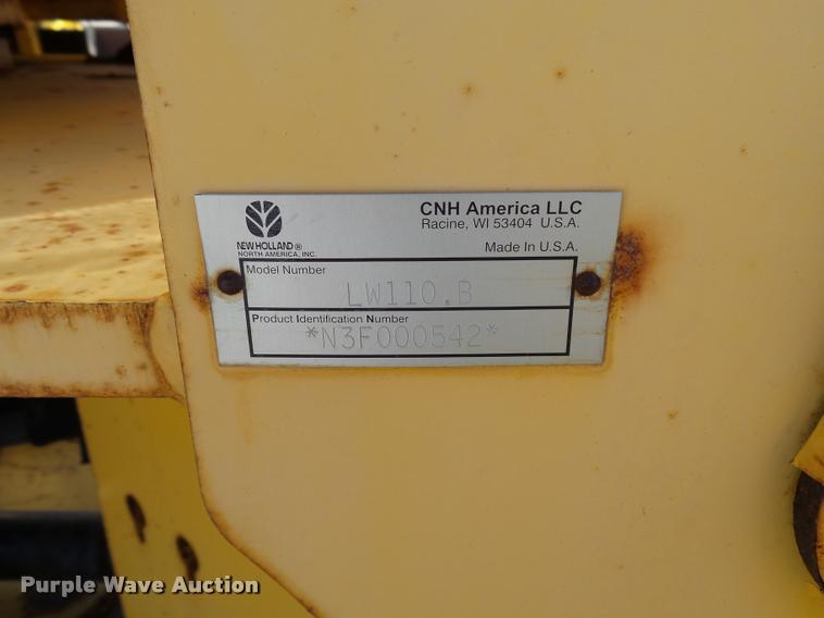 image for item L2665 2004 New Holland LW110B wheel loader