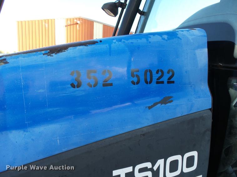 image for item L2668 2002 New Holland TS100 tractor