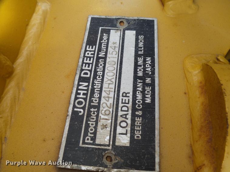 image for item L2670 1998 John Deere 244H wheel loader