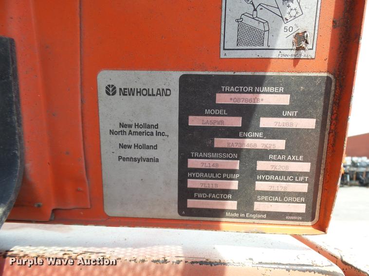 image for item L2672 1997 New Holland 5640SL tractor