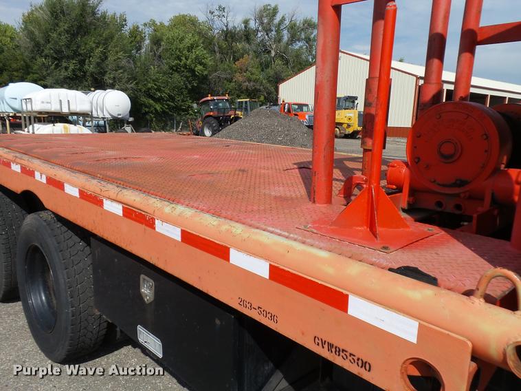 image for item L2673 1996 Ford LNT9000 flatbed truck