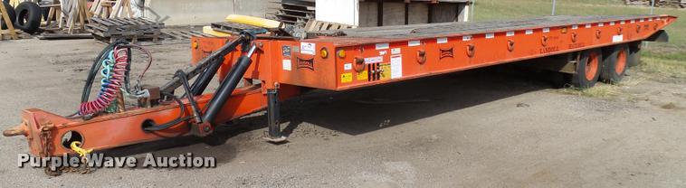 image for item L2677 1998 Landoll tilt deck equipment trailer
