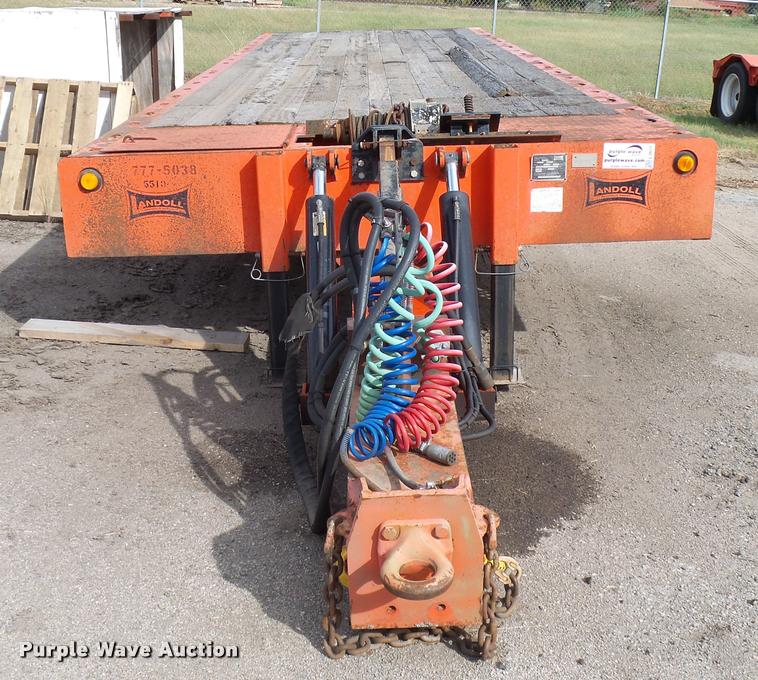 image for item L2677 1998 Landoll tilt deck equipment trailer