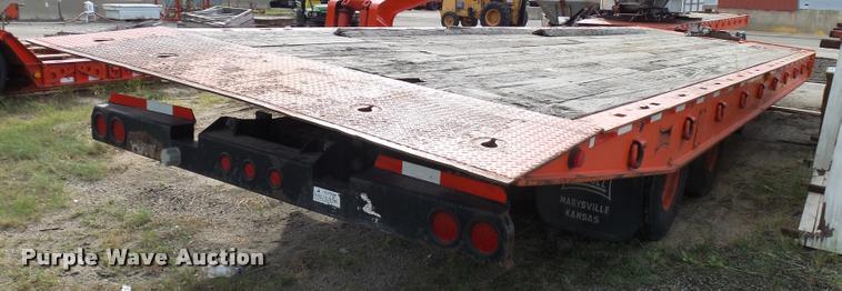 image for item L2677 1998 Landoll tilt deck equipment trailer