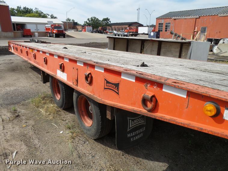 image for item L2677 1998 Landoll tilt deck equipment trailer