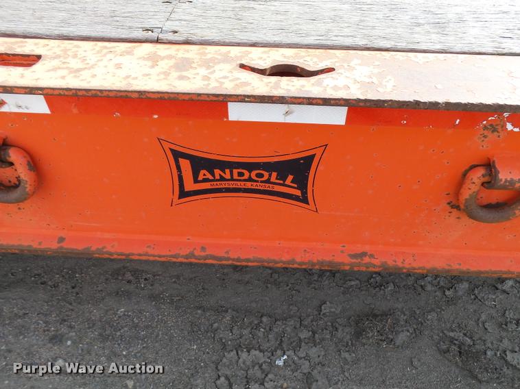 image for item L2677 1998 Landoll tilt deck equipment trailer