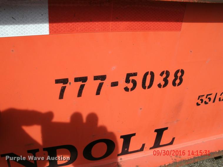 image for item L2677 1998 Landoll tilt deck equipment trailer