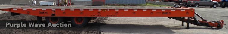 image for item L2678 1997 Landoll tilt deck equipment trailer