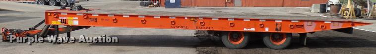 image for item L2678 1997 Landoll tilt deck equipment trailer
