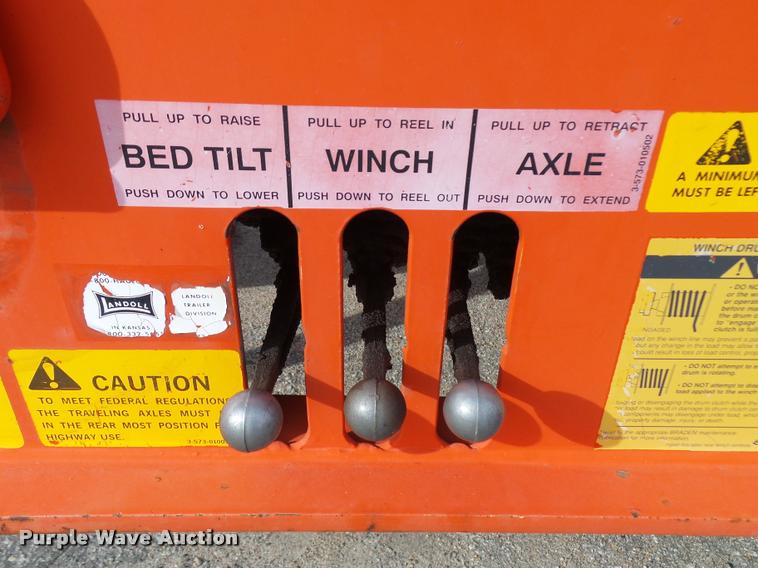 image for item L2678 1997 Landoll tilt deck equipment trailer