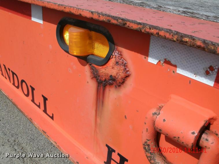 image for item L2678 1997 Landoll tilt deck equipment trailer