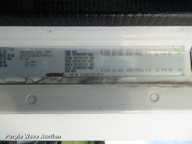 image for item DB3527 1999 Freightliner Century Class 120 semi truck