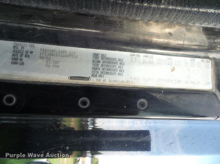 image for item DB3533 2003 Freightliner ST120 semi truck