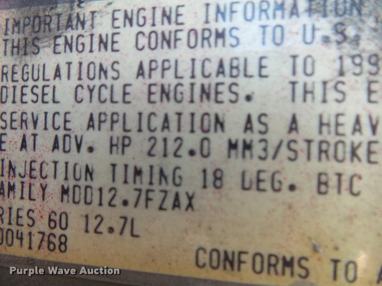 image for item K1103 1991 Freightliner FLD semi truck