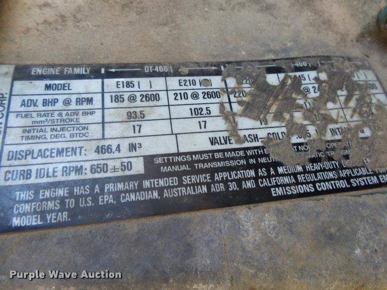 image for item K1134 1981 International semi truck