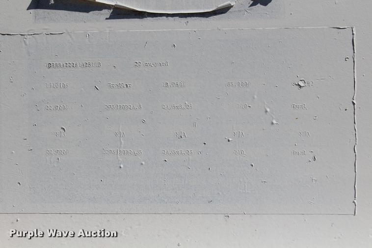 image for item K1951 2006 Trail Blazer bottom dump trailer