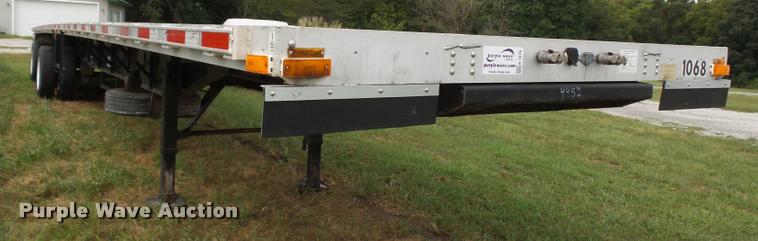 image for item K1976 2003 Transcraft Eagle II flatbed trailer