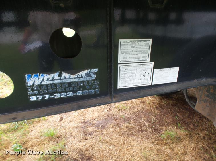 image for item K1976 2003 Transcraft Eagle II flatbed trailer