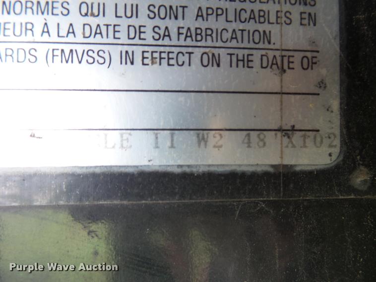 image for item K1976 2003 Transcraft Eagle II flatbed trailer