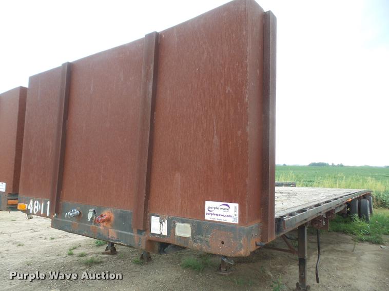 image for item K3501 1997 Transcraft TL2000 flatbed trailer