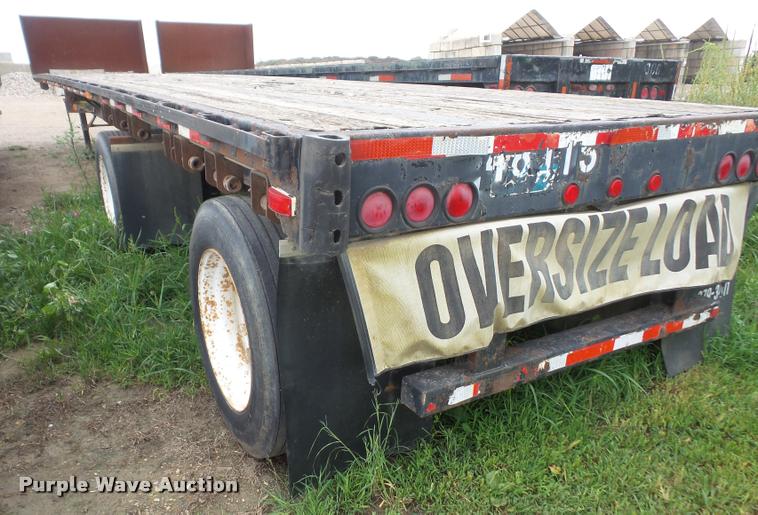 image for item K3501 1997 Transcraft TL2000 flatbed trailer