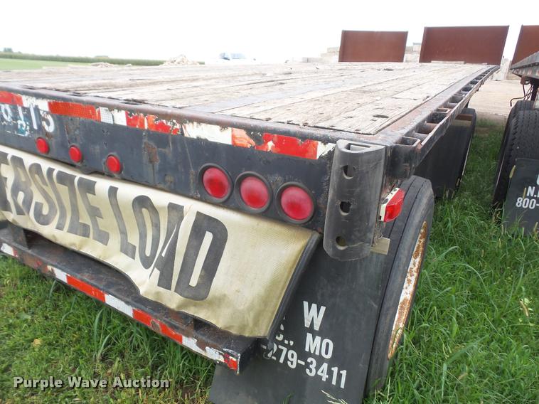 image for item K3501 1997 Transcraft TL2000 flatbed trailer