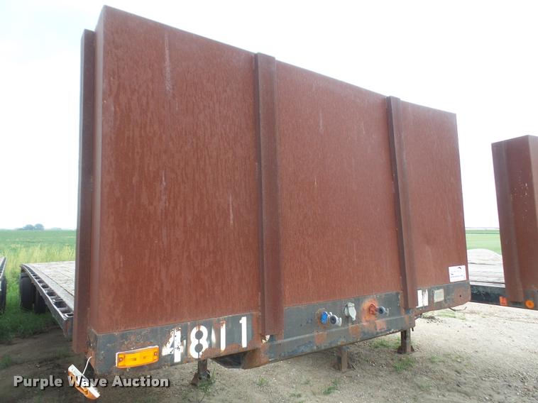image for item K3501 1997 Transcraft TL2000 flatbed trailer
