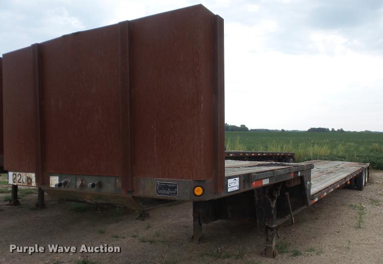 image for item K3503 1988 Aztec drop deck trailer