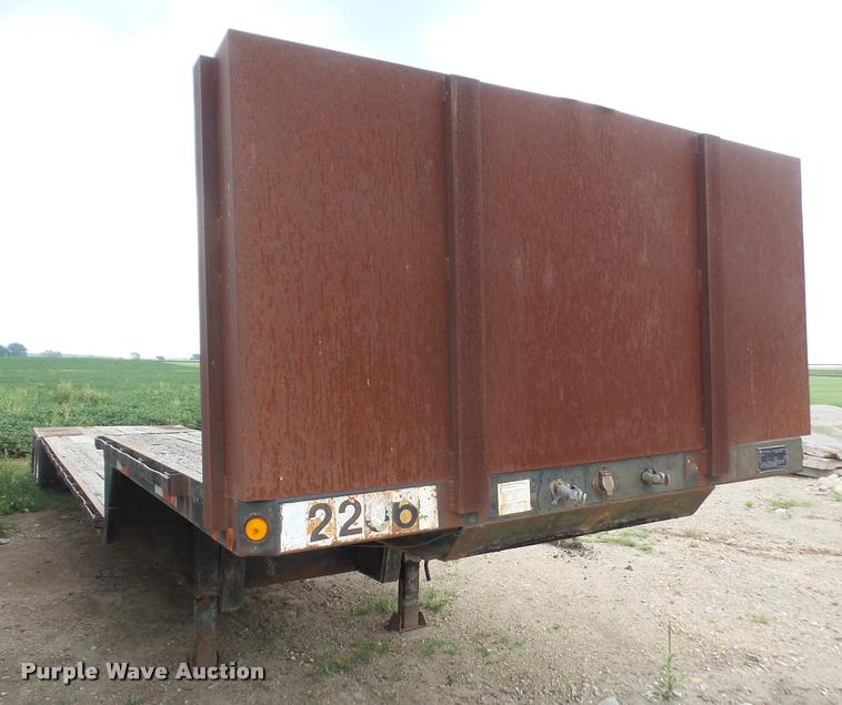 image for item K3503 1988 Aztec drop deck trailer