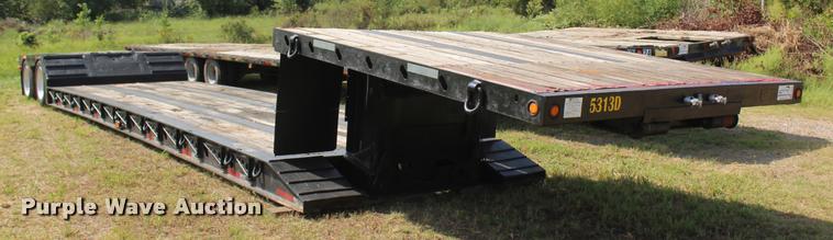image for item L4802 1999 Doonan lowboy equipment trailer