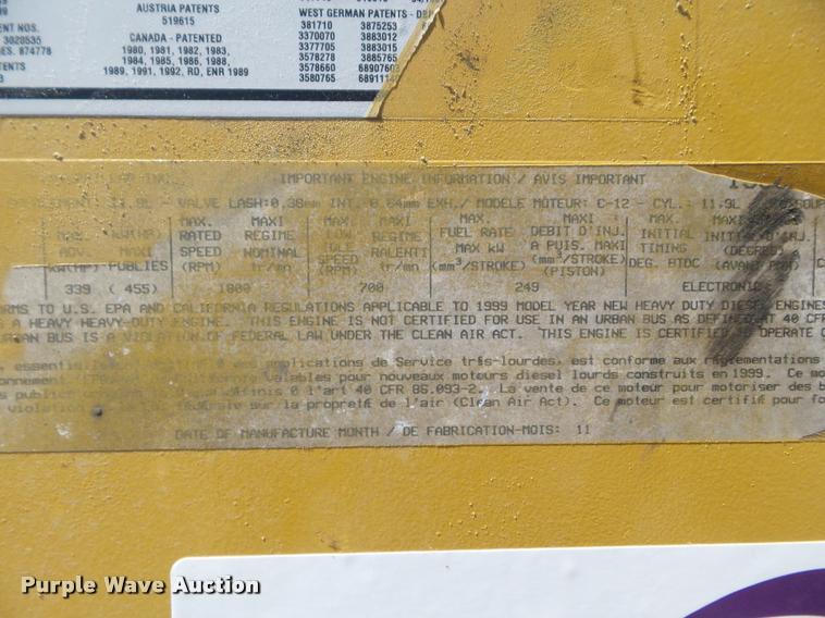 image for item L6988 Caterpillar C12 six cylinder turbo diesel engine