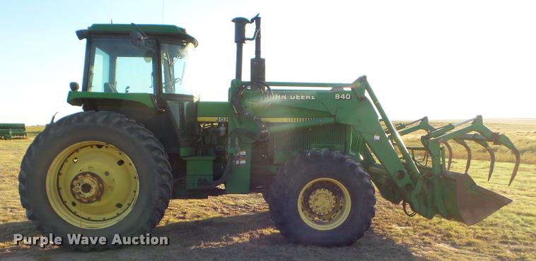 image for item DA4545 1987 John Deere 4650 MFWD tractor